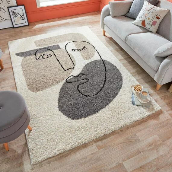 Tapis design pour salon Beauty